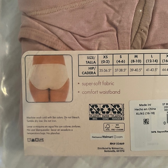 3-Pack Secret Treasures Women’s Maternity Under-Belly Comfort Panty XL (16-18) - Picture 6 of 8